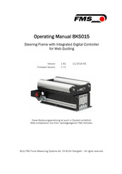 FMS BKS015 Operating Manual