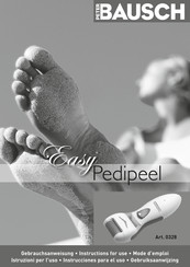 Peter Bausch Easy Pedipeel 0328 Instructions For Use Manual