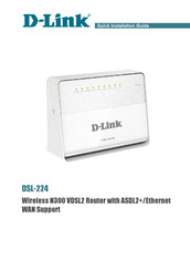 D-Link DSL-224 Quick Installation Manual