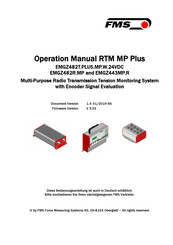 FMS RTM MP Plus EMGZ443MP.R Operation Manual