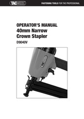 tacwise D9040V Operator's Manual