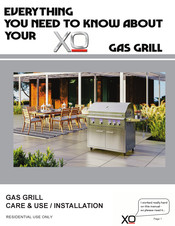 Xo XOGRILL36L Care & Use/Installation Manual