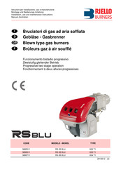 Riello Burners RS 85 BLU Manual