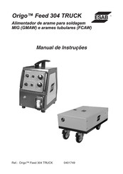 ESAB Origo Feed 304 Truck Instruction Manual