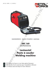 Metalworks ARC 160 Manual