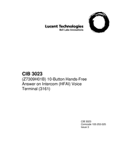 Lucent Technologies CIB 3023 Manual