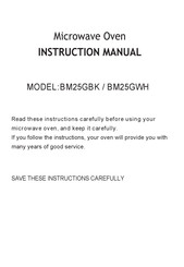 Cata BM25GWH Instruction Manual