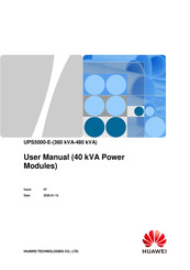 Huawei UPS5000-E-400 kVA User Manual