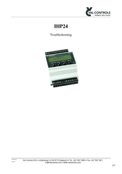 Val Controls IHP24 Troubleshooting Manual