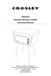 Crosley CR6231D Instruction Manual