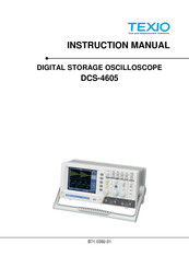 TEXIO DCS-4605 Instruction Manual