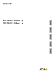 Axis T8124-E Midspan 1-p User Manual