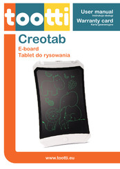 TOOTTI Creotab User Manual