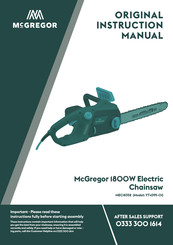 McGregor MEC18352 Original Instruction Manual