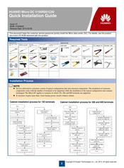Huawei V100R001C00 Quick Installation Manual