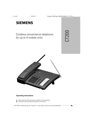 Siemens CT200 Operating Instructions Manual