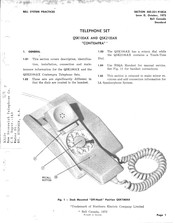Bell System Practices QSK2100AX Manual