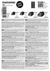 socomec TR-10 Quick Start