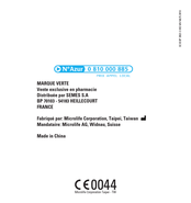 Marque Verte ihd BP 3BQ1-3 Instruction Manual
