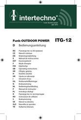 INTERTECHNO ITG-12 Operating Instructions Manual
