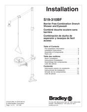 Bradley S19-310BF Installation Manual