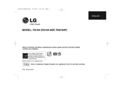 LG FAS164F Owner's Manual