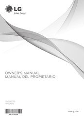 LG VH920 DS Series Owner's Manual
