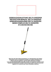 Aqua Laser Delta Sweeper 815.566 Instruction Manual