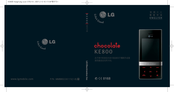 LG Chocolate KE800 User Manual