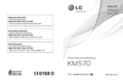 LG KM570 Quick Reference Manual