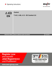 EWM T 4.01 Operating Instructions Manual