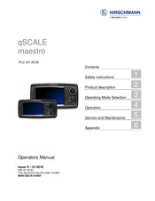 Belden Hirschmann qSCALE maestro Series Operator's Manual