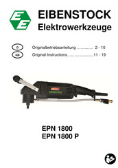 EIBENSTOCK EPN 1800 P Original Instructions Manual