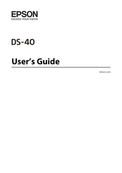 Epson WorkForce DS-40 User Manual