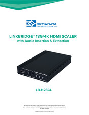 Broadata LINKBRIDGE LB-H2SCL Manual