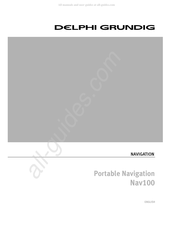 DELPHI GRUNDIG Portable Navigation Nav100 Operating Manual