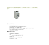 Perel E305DIN1 Manual