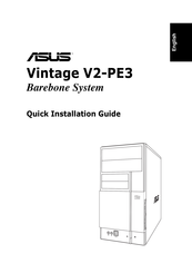 Asus Vintage V2-PE3 Quick Installation Manual