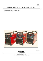 Lincoln Electric INVERTEC 170TX Series Operator's Manual
