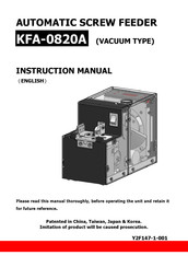 Kilews KFA-0820A Instruction Manual