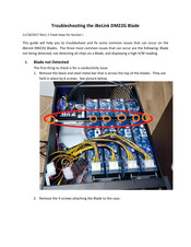 iBeLink DM22G Blade Troubleshooting Manual