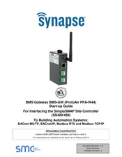 Synapse ProtoAir FPA-W44 Startup Manual