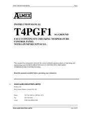 Almex T4PGF1 Instruction Manual