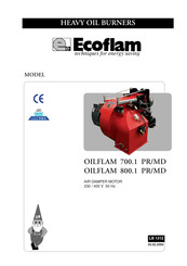 Ecoflam OILFLAM 700.1 PR/MD Manual