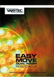 Varytec EASY MOVE DUAL WASH Operating Manual