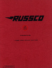Russco Studio/Master 505S Manual