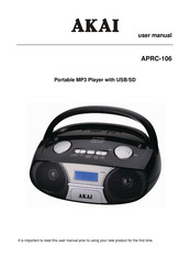 Akai APRC-106 User Manual