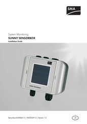 SMA SUNNY SENSORBOX Installation Manual