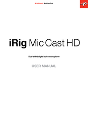 iRig Mic Cast HD User Manual