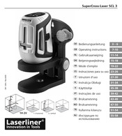 LaserLiner SuperCross-Laser SCL 3 Operating Instructions Manual